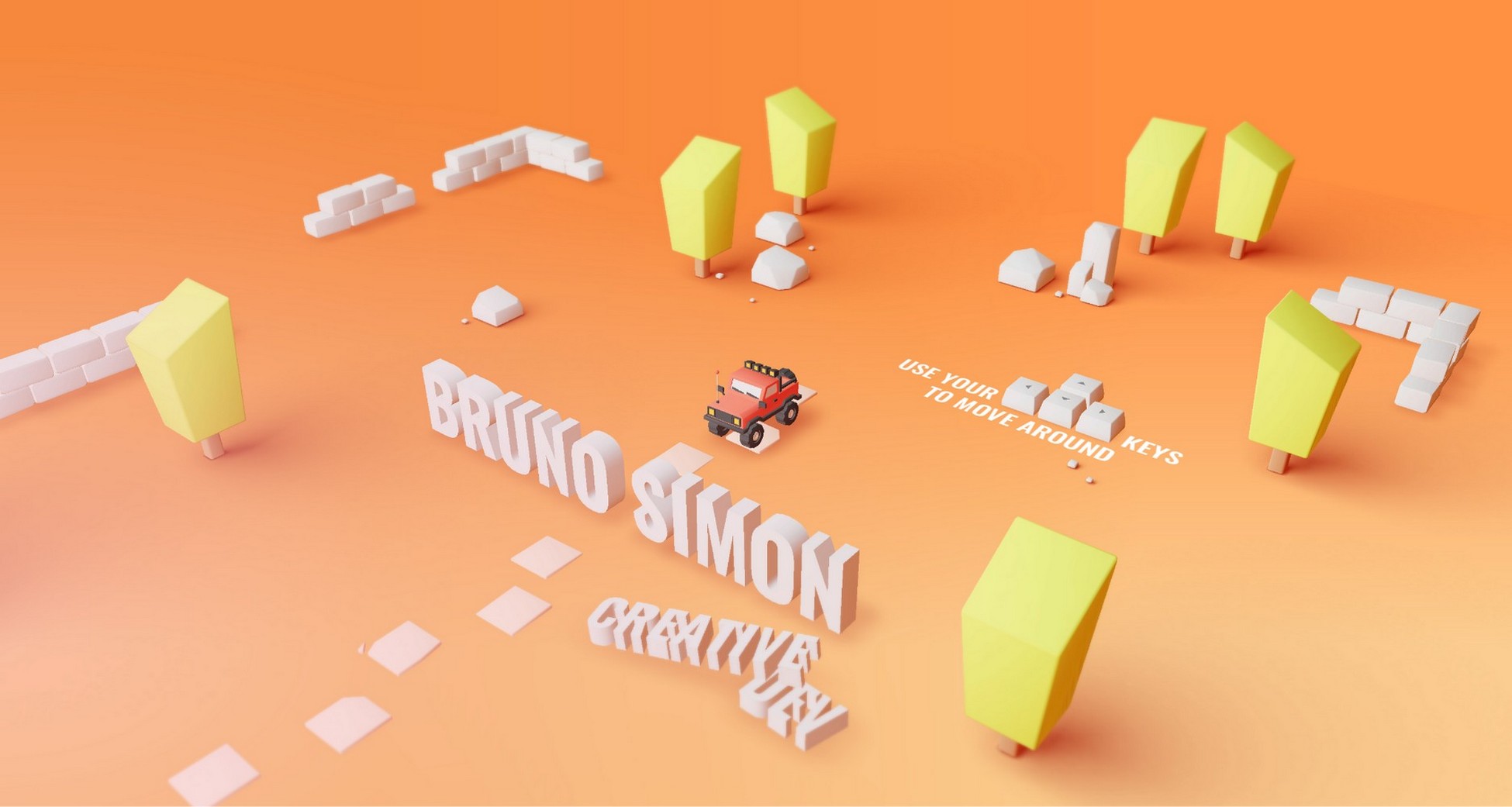 Bruno Simon: Web Development and 3D Animations