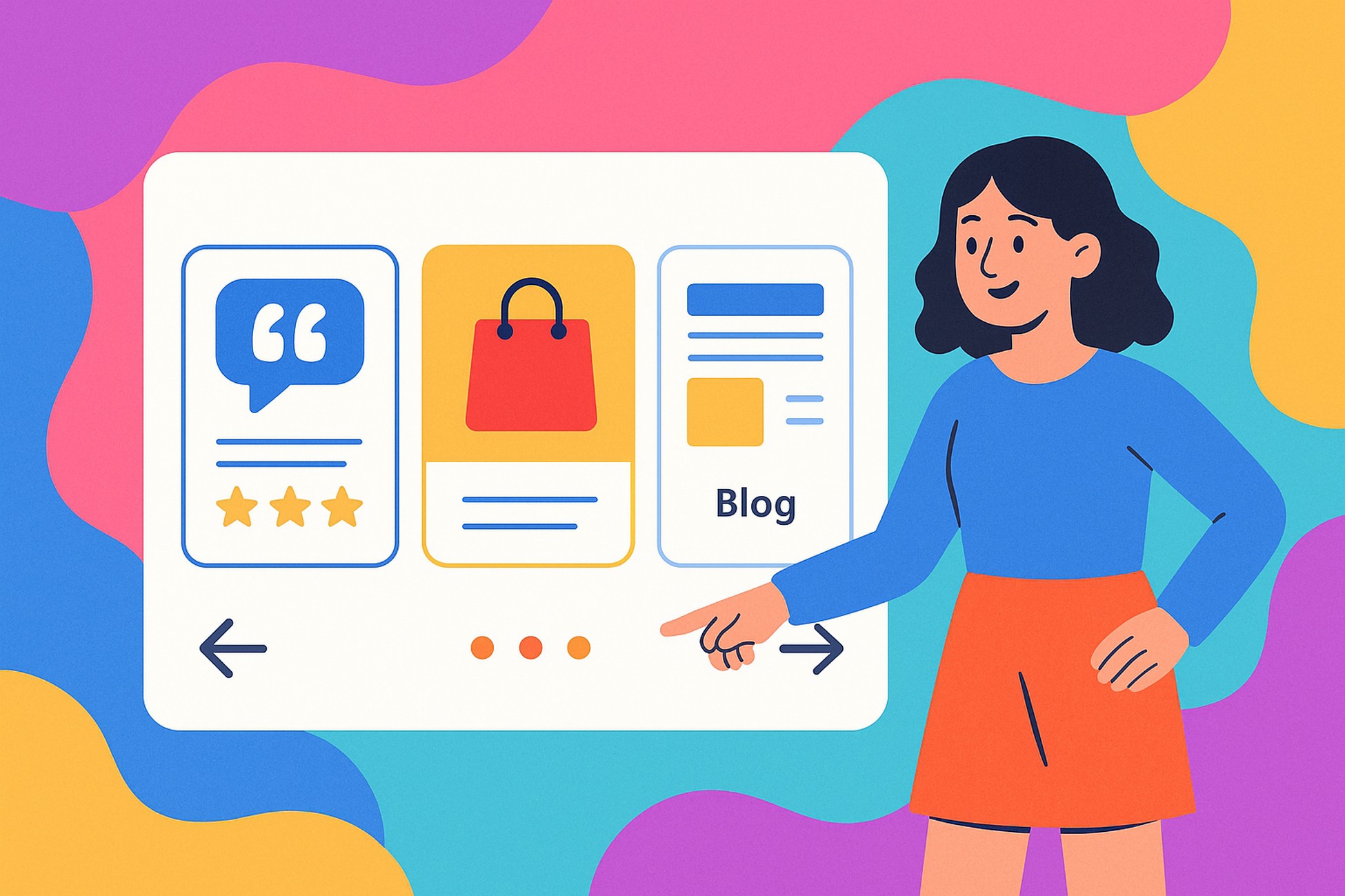 slider-carousel interactive element