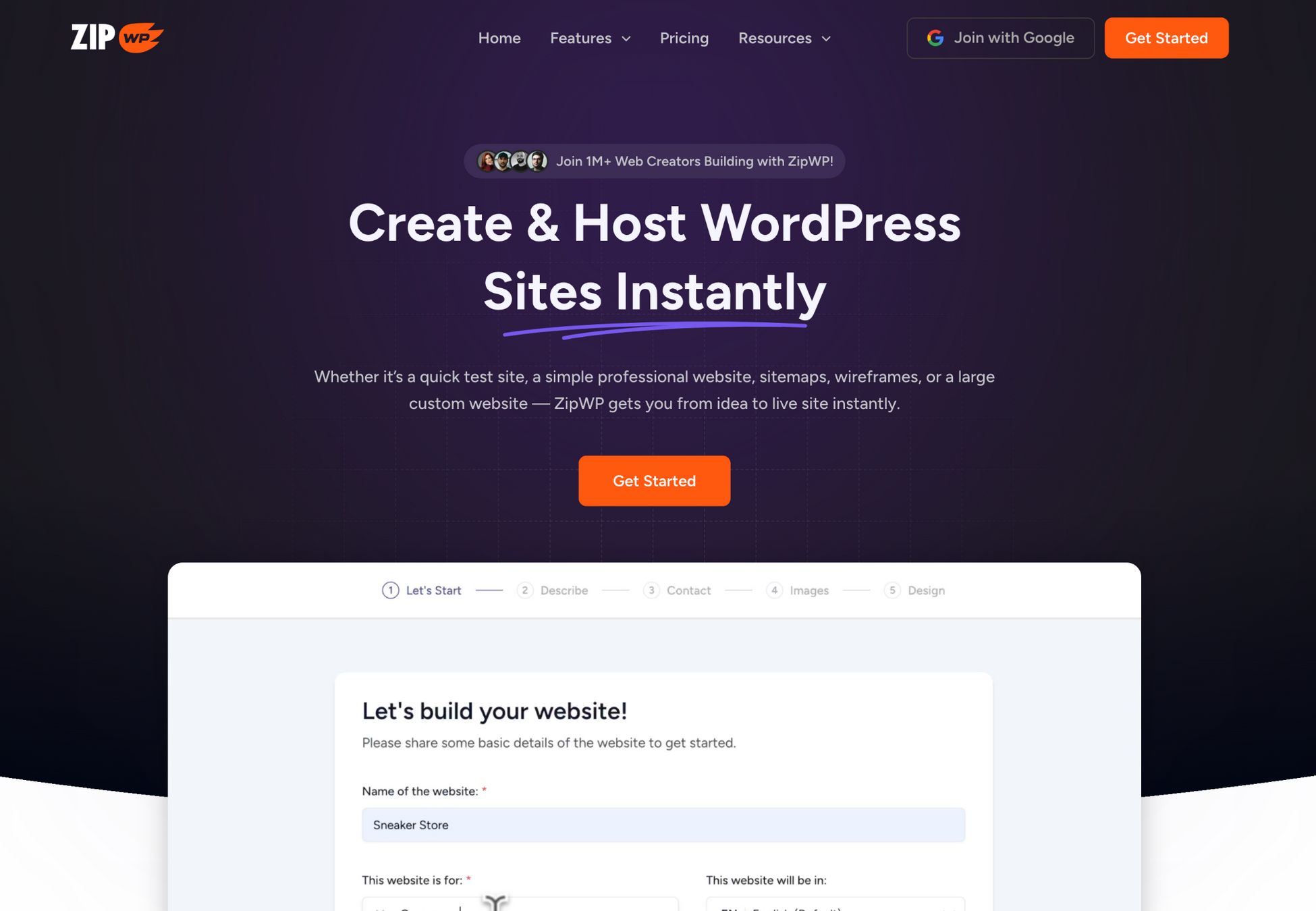 need a website for business use zipwp