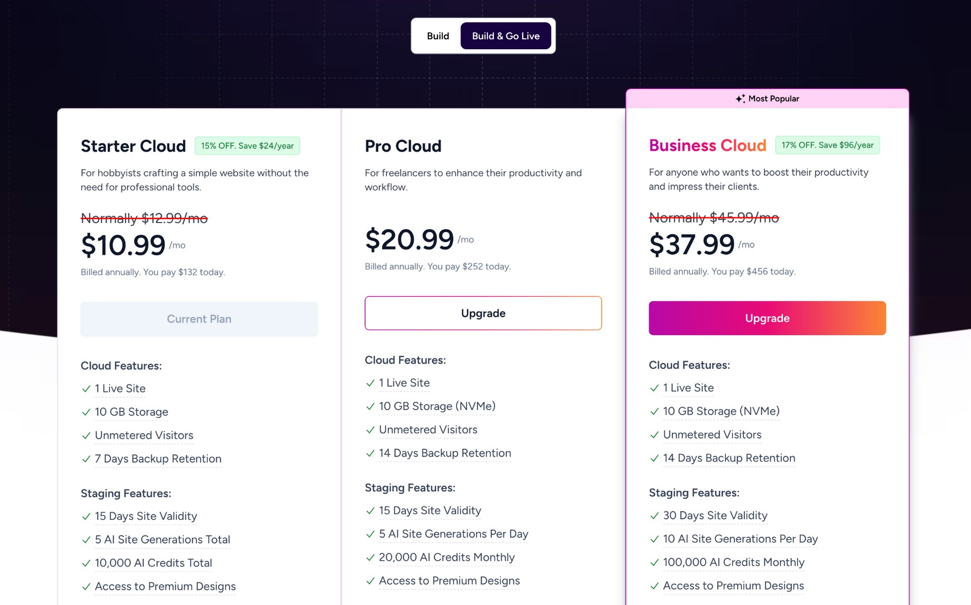 zipwp pricing page